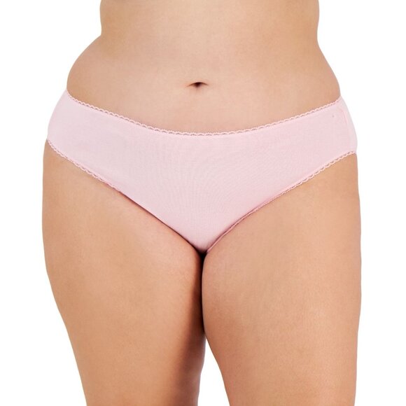 Charter Club Pretty Cotton Bikini Underwear, Orchid Pink, Size XXXL, NWT - Picture 1 of 4